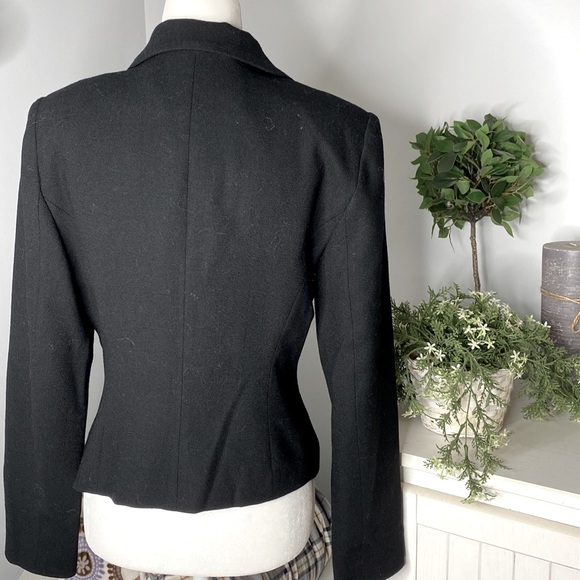 Hugo Buscati Fitted Blazer Black 10 - Picture 3 of 4